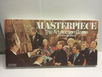 Vtg Masterpiece The Art Auction Board Game 1970 Parker Brothers Pre-owned • $49.99