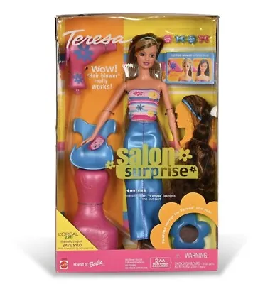 BARBIE Teresa Salon Surprise Doll 2001 • $40