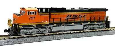 $209.99 • Buy N Scale Kato 176-3509 GE C44-9W Dash-9 BNSF #727 Swoosh Diesel Engine Loco NIB