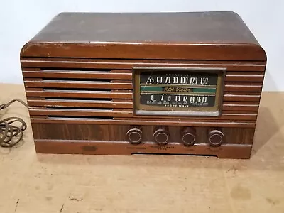 Vintage Art Deco Shortwave Radio Model 16T2 - Needs Work • $75