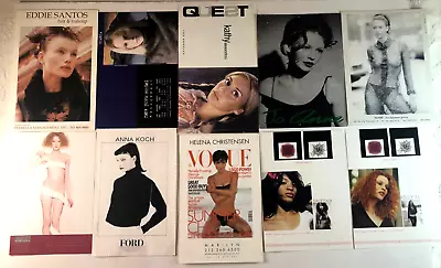 Various Model Agency Comp Cards - 1990's Lot Of 10  - Fashion Collectible Women • $24.95