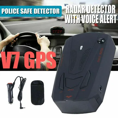 $14.88 • Buy Car 16 Band 360° Anti-Police GPS Camera Laser Radar Detector Voice Alert Black