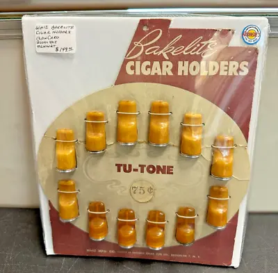 Vintage General Store Countertop Display Bakelite Cigar Hold Collect Tobacciana! • $99.95