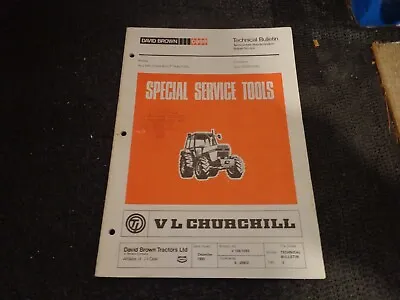 David Brown Case Tractor Special Service Tools Manual Technical Bulletin Book • £50