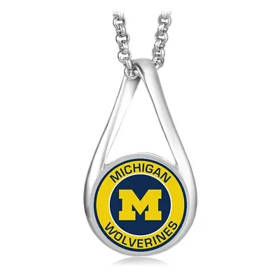 Michigan Wolverines Womens Sterling Silver Necklace Gift D28R • $21.95