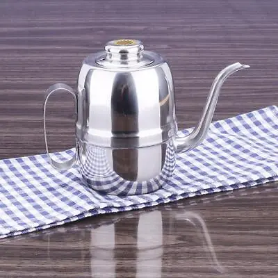 Stainless Steel Olive Oil Dispenser Oil Can Pot Leak  Storage Oil Container • £10.07