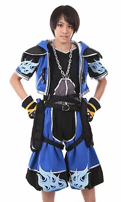 £112.80 • Buy Kingdom Hearts Cosplay Costume - Sora Outfit Blue Color Set Free Shipping