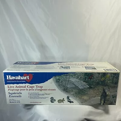 $37.99 • Buy Havahart Cage Trap Model 1078 For Squirrels Skunks Mink & Rabbits 24 X7 X7  Mint