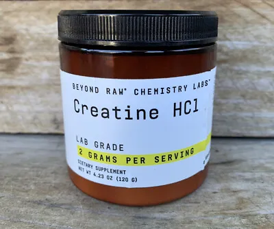 Beyond Raw Chemistry Labs Creatine HCl 60 Servings Improves Muscle Performance • $42