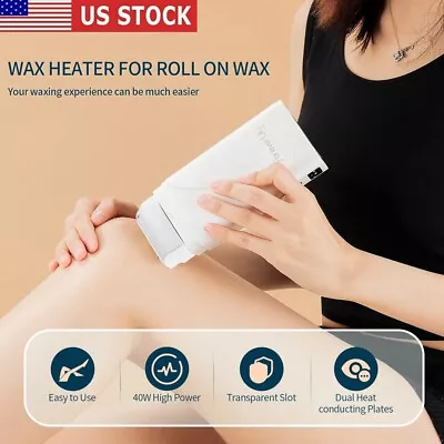 40W Roll On Depilatory Wax Hot Wax Cartridge Warmer Heater Hair Removal Machine • $10.99