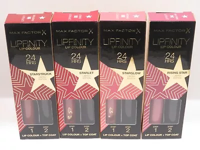 Max Factor Lipfinity 24hr Glow Star Limited Edition Lip Colour - Choose Shade • £6.49