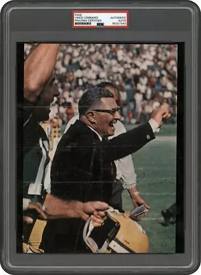 Vince Lombardi Signed 8x10 Photo PSA DNA Green Bay Packers RARE • $1995