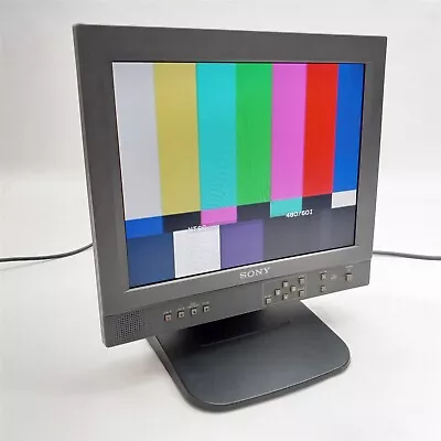 Sony LMD-1410 14  Professional Series LCD Color 640x480 RGB BNC Monitor Display • $148.49