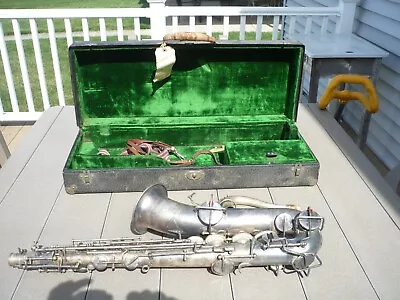 Antique Martin ?? Abbot Premier Low Pitch Saxophone • $450
