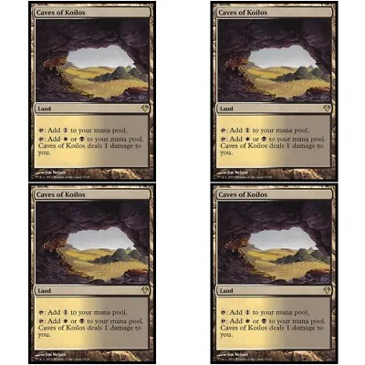 4 X CAVES OF KOILOS NM Modern Event Deck MTG Land - Rare • £3.71