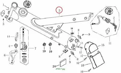 SFM / Sachs | Mad Ace 50cc 4Gg From 2007 | P406490500400330_1 Frame (white Sch... • $301.76