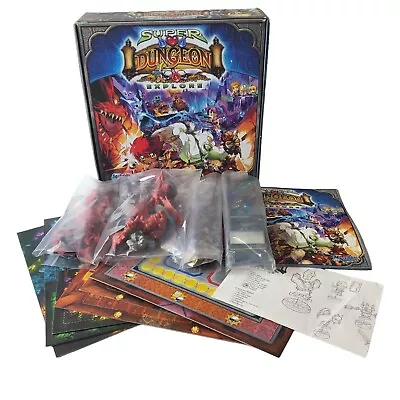 Super Dungeon Explore Board Game By Soda Pop Miniature INCOMPLETE • $51