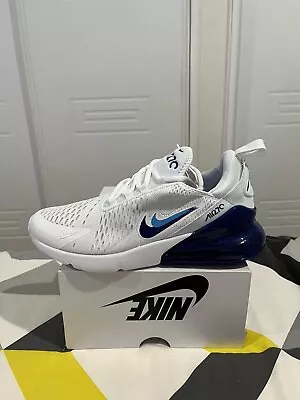 Nike Air Max 270 US10 UK9 EUR44 White/University-Blue FJ4230-100 • $179