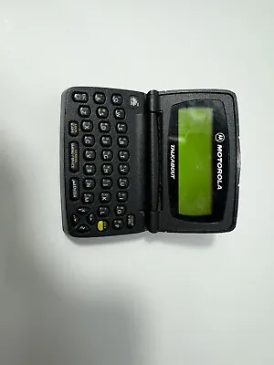 Motorola Talkabout 2 Way Pager A06PKB5806AA Vintage Rare Black Arch (NOT WORKING • $29.99