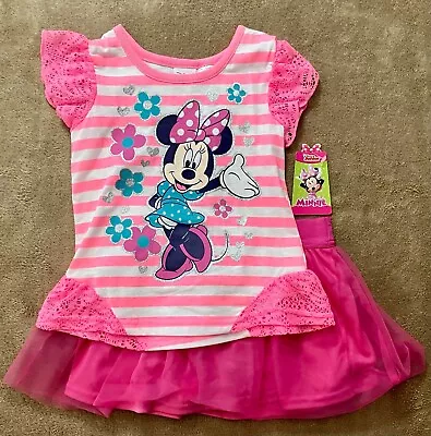 Disney - Minnie Mouse - Toddler Girl's Skirt / Shorts Fashion Top Set - Size 4T • $13.95