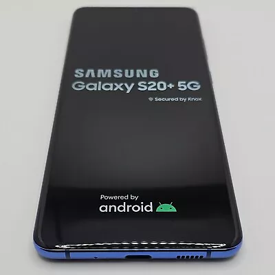 Samsung Galaxy S20+ 5G Enabled 128GB (Factory Unlocked) - Aura Blue SM-G986U1 • $250