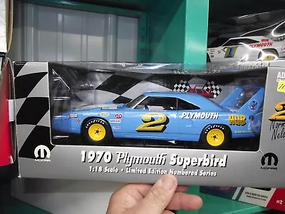 Ertl 1/18 1970 Plymouth Superbird Norm Nelson #2 • $155