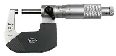 Mahr 4134900 Outside Micrometer0-1 0.0001 Ratchet • $97.65