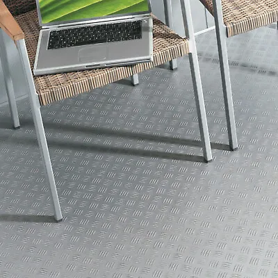 Industrial Metal Candy Vinyl Flooring Kitchen Bathroom Pattern Lino 2m 3m 4m • £44.99