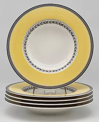 Villeroy & Boch Audun Fleur Soup Pasta Bowls X 5 24cm Made In Germany Fine China • $129.20