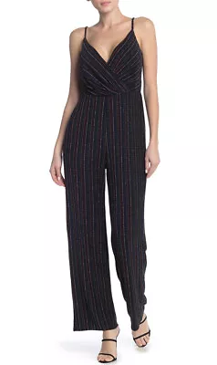 Row A Stripe Metallic Jumpsuit Size XL • $19.99