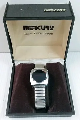  Led LCD Vintage 1970's Digital Watch MERCURY Design Watch With Case • $99.99