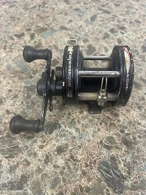 Vintage Black ABU GARCIA Ambassadeur Bait Cast Fishing Reel  FREE SHIPPING • $26.18