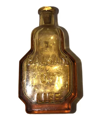 Wheaton Miniature Bottle THE KING'S PATENT BALSAM OF LIFE Amber YA6 • $11.98