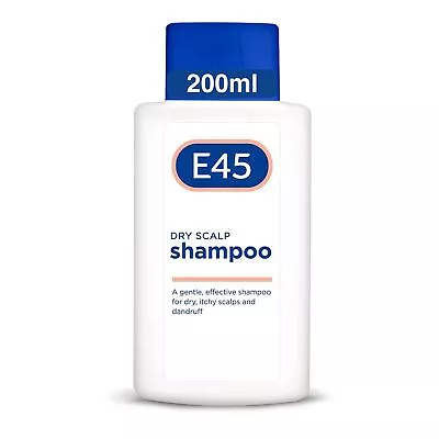 E45 Dermatological Dry Itchy Flaky Scalp Dandruff Shampoo 200ml X2 Free Shipping • £17.49