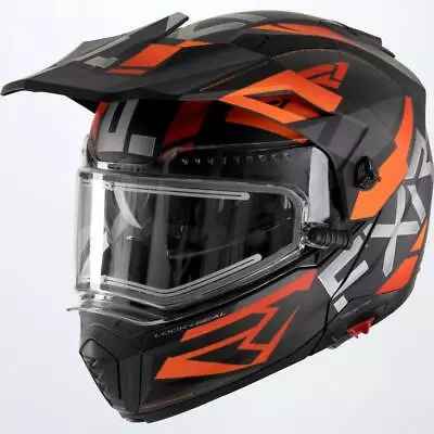 FXR Maverick X Modular Heated Snowmobile Helmet Orange M L XL 2XL  220623-1030 • $343.99