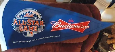 2013 New York Mets FULL SIZE All-Star Game Budweiser Wool Pennant • $28