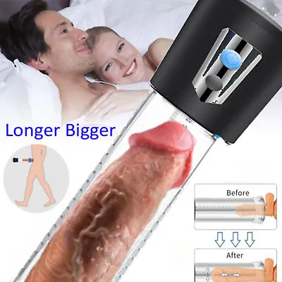 Male Automatic Sucking Electric Penis Enlargement Pump Vacuum Extender Sex Aid • $29.89