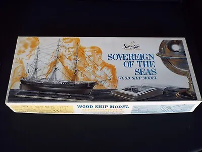 Vintage SOVEREIGN OF THE SEAS Large Wood Ship Model Kit No. 165 By Scientific • $59.95