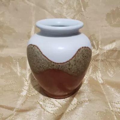 Vtg Handmade Elegant Designed Pottery Ceramic Vase Bowl Japan 55 H • $25.99