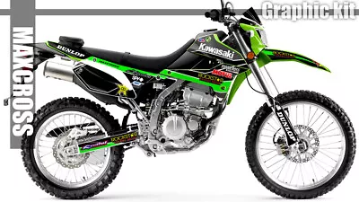 $144.46 • Buy Kawasaki Klx250s D-tracker Klx300 Klx300sm 2008-2022 Maxcross Graphics Kit Rs1