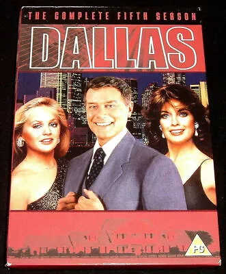 DALLAS COMPLETE SEASON 5 DVD Box Set Original UK Release Region 2 • £7.99