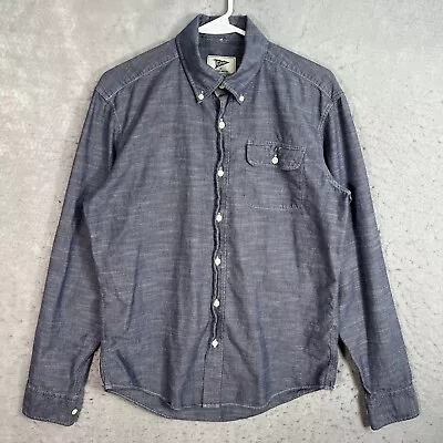 Gant By Michael Bastian Cotton Button Down Shirt Adult Medium Blue Long Sleeve • $19.99