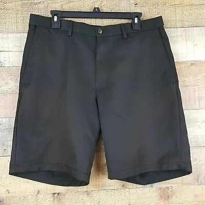 Haggar Casual Shorts Mens Size 34 Black QQ12 • $8.49