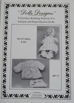 £2 • Buy KP17. A Tiny Dress And Coat Set. Doll 4-5  (10-13cm.)