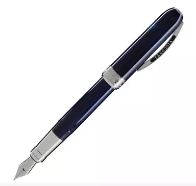 Visconti Rembrandt Fountain Pen Fine Nib Navy Blue New Retails $179 • $101