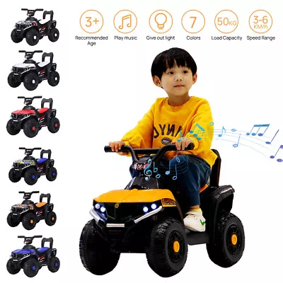 Kids Electric Ride On ATV Quad Bike 4 Wheeler Toy Car Rechargeable Battery 6V • $79.99