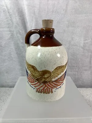 The Spirit Of Seventy Six Eagle Whiskey Decanter/Moonshine Jug 5in.x3in. • $23.97