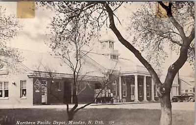 Mandan North Dakota Northern Pacific Depot Railway ND Postcard X11 • $6.95