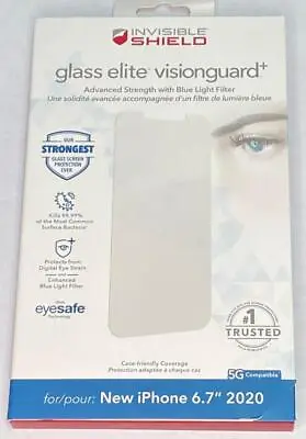 $8.99 • Buy ZAGG InvisibleShield Glass VisionGuard+ Screen Protector  IPhone 12 Pro Max