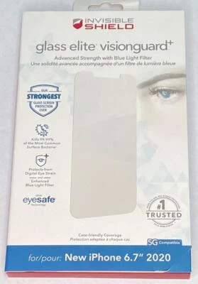 ZAGG InvisibleShield Glass VisionGuard+ Screen Protector  IPhone 12 Pro Max • $8.99